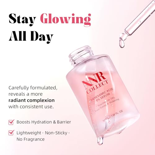 ANRCOLLECT Tranexamic Acid Serum with 5% Txa & 10% Niacinamide, Kojic Acid, Niacinamide Acido Tranex?mico Perfect Serum with Hyaluronic Acid, Ceramides, 1 OZ / 30ML, Valentines Day Gifts