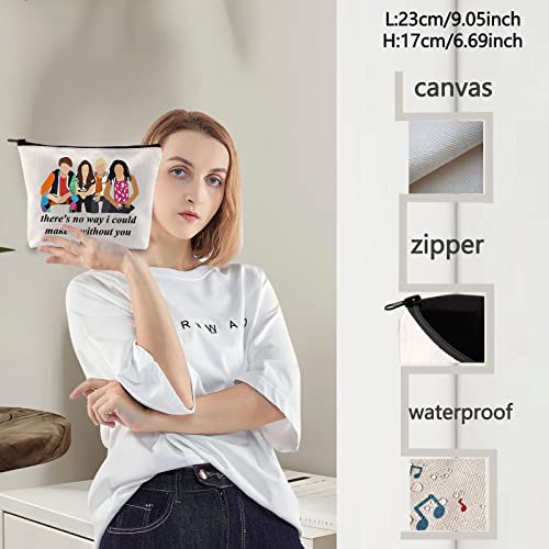 LEVLO Austin Moon Cosmetic Bag Ally Dawson Fans Gift There's No Way I Could Make It Without You Makeup Zipper Pouch Bag (There's No Way)