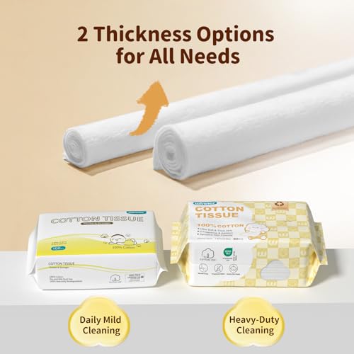 Winner 100% Cotton Baby Wipes, 600 Count, Hypoallergenic Dry