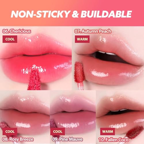 MILKTOUCH Jelly Fit Lip Tint - Long Lasting Stain 09 Pine Mauve
