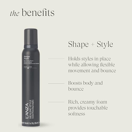 L'ANZA Healing Style Design Foam - Lightweight Mousse for Volume & Control