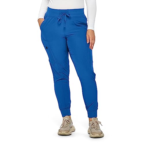 Womens Jogger Scrubs Ribbed Jogger Scrub Pants for Women