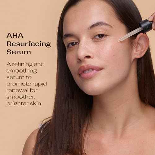 Trilogy AHA Resurfacing Serum with LIME PEARL & Rosehip Oil, 1.0 fl oz