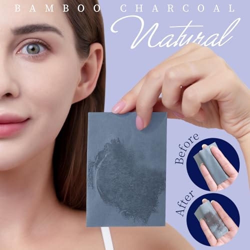 Teenitor Bamboo Charcoal Oil Blotting Papers 400 Count