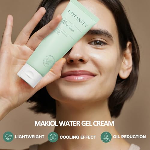 BOTANITY Makiol Water Gel Cream | Moisturizing | Sebum Care | Pore Management | Hydrating & Mattifying for Oily Skin | 2.82oz