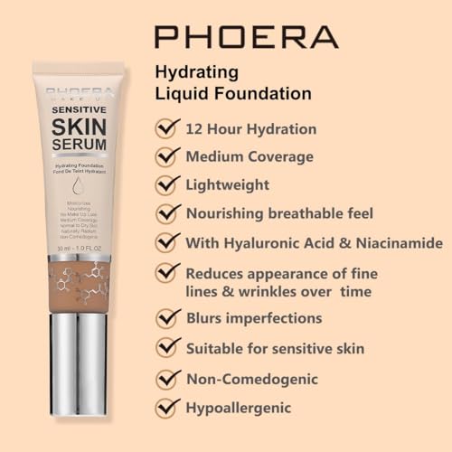 Hydrating Serum Foundation Full Coverage N04 Sand