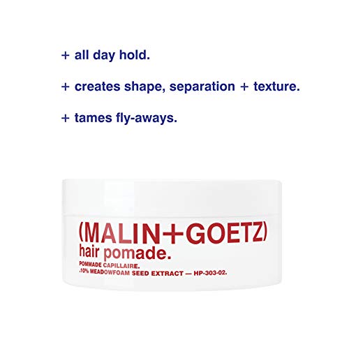 MALIN+GOETZ Hair Pomade - Firm Hold Styling for Volume & Texture