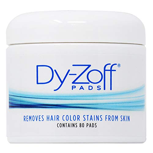Dy-Zoff Hair Color Stain Remover Lotion 12oz with 80 Pads - Hair Color Removal
