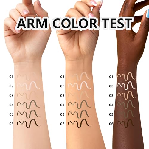 6-Shade Face Contour & Highlight Stick Kit, Dual-Ended Pencils