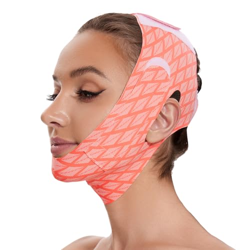 V Line Face Lifting Mask - Double Chin Reducer & Jawline Tightening Strap