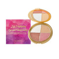 All-in-One Eye & Cheek Palette - 4 Colors, Pink Coral Champagne