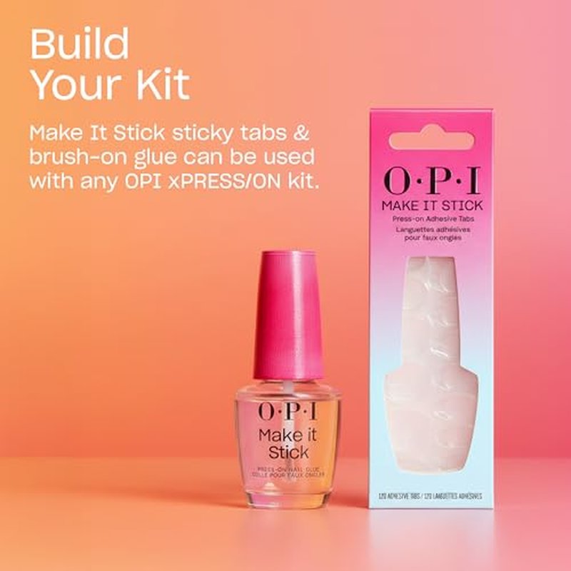 OPI Make It Stick Nail Adhesive Glue - 0.5 Fl Oz (15 mL)