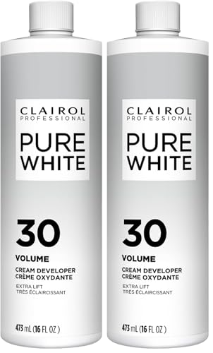 Clairol Professional Pure White 30 Volume Hair Developer - 16 Fl Oz Pack of 2