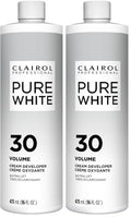 Clairol Professional Pure White 30 Volume Hair Developer - 16 Fl Oz Pack of 2