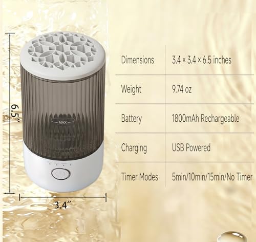 Electric Makeup Brush Cleaner Machine | 360° Rotating