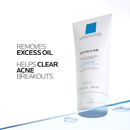 La Roche-Posay Effaclar Medicated Acne Face Wash 1.69 oz with Salicylic Acid