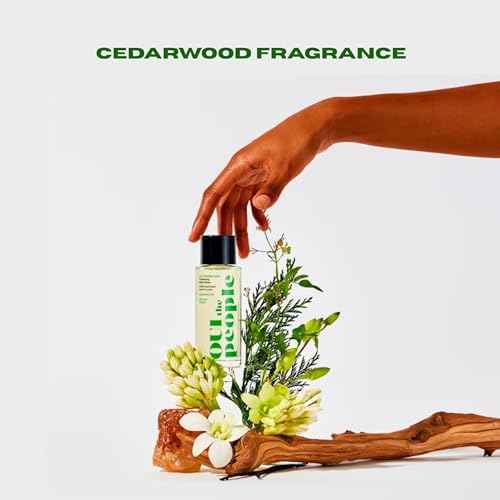 OUI the People FEATHERWEIGHT Hydrating Body Gloss, Cedarwood Scent, Skin Barrier Boosting Body Glow Oil for Deep Hydration, Softens, Firms, and Enhances Skin Health, Shimmer Body Oil, 3.3 oz