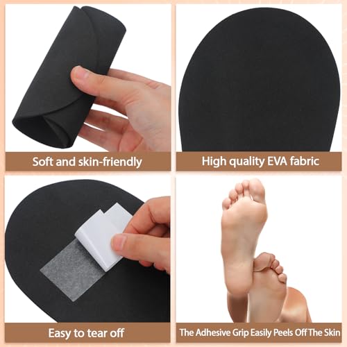 Suhine 40 Pairs Spray Tan Feet Pads - Disposable Foam Tanning Accessories