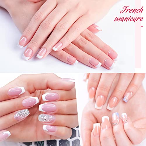 French Nail Dip Powder Tray - Dual-Sided Smile Line Mold Tool for DIY Nails