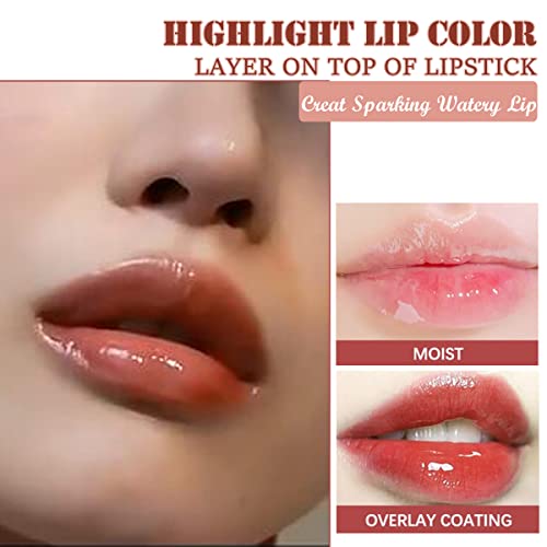 Hydrating Plumping Lip Glow Oil – 2 Colors Glossy Lip Tint
