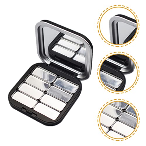 Magnetic Empty Lipstick Palette with Mirror – Refillable DIY Makeup Container