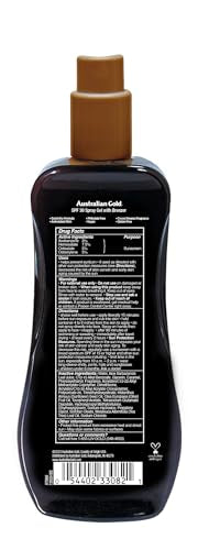 Australian Gold SPF 30 Spray Gel Sunscreen with Bronzer