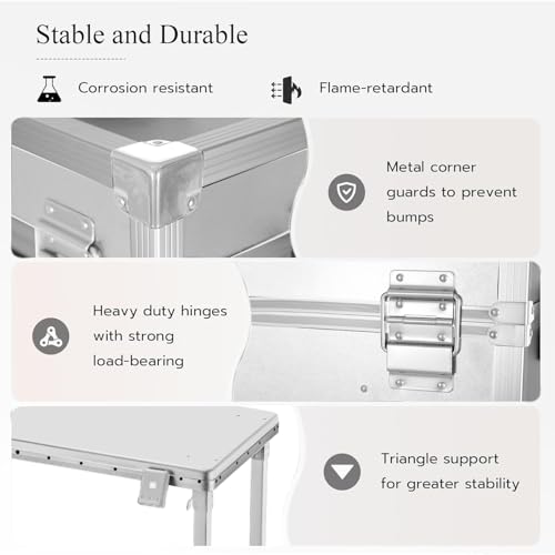 Professional Rolling Nail Cart with Bluetooth Speaker & Lockable Drawers