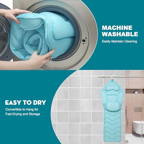 Full Body Bath Pillow 61" - Ergonomic 4D Air Mesh Support