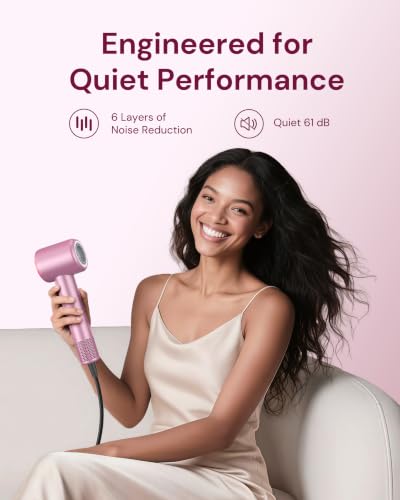 High-Speed Hair Dryer Blow with Diffuser and Concentrator