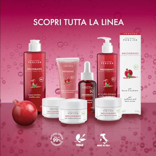 Perlier ? Pomegranate Revitalizing Anti-Aging Face Cream, 1.6 fl oz, Bio-Fermented Pomegranate with Vitamins C & E, Hydrating and Protective Formula, Alcohol-Free, Boosts Radiance and Skin Vitality