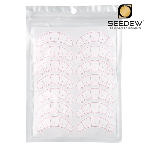 420 Pieces Lash Mapping Stickers, Lash Extensions Five-Point Positioning Stickers, Lash Extension Supplies, Eye Patch/Pads Lash Mapping Practice for Beginner/Tech Lash Artists (Simple Packaging)