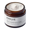 Evolve Organic Beauty - Nightly Renew Facial Cream | Nourish, Smooth, Plump, Refresh | Bio Retinol, Peony, Natural Essential Oil Blend | Small Batch, Vegan Clean Beauty (2 oz | 60 ml) Package May Vary