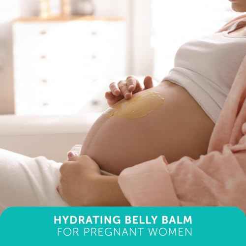 Mambino Organics Oh Baby! Belly Butter, Belly Cream with Shea Butter for Pregnancy, Minimizes Stretch Marks, Vegan, Cruelty-Free, Maternity Skin Care, 2-Pack, 4 fl oz