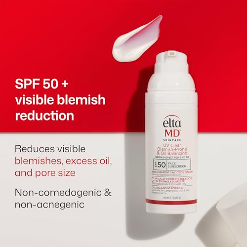 EltaMD UV Clear SPF 50 Face Sunscreen for Blemish-Prone Skin - 1.7 oz (Variation: New Blemish Prone)