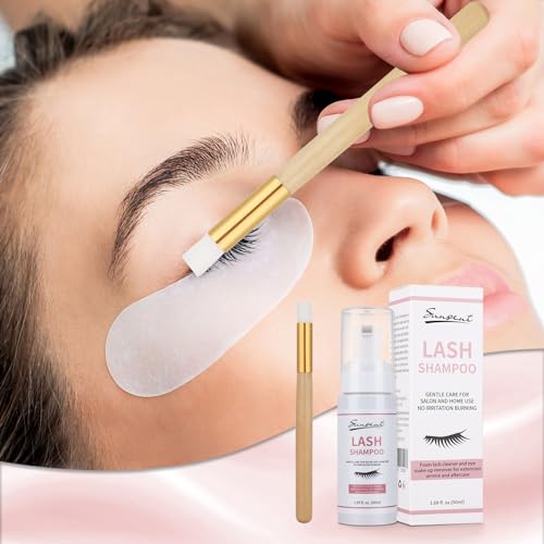 SUNSENT Lash Extension Shampoo Kit - Oil Free Cleanser