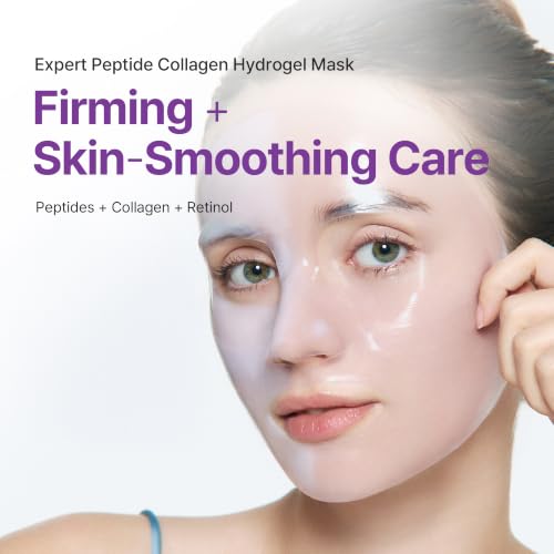 Ariul Expert Peptide Collagen Gel Mask Pack of 4 – Firming Hydrating Hydrogel Sheet Face Masks