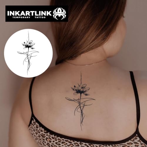 INKARTLINK Semi-Permanent Temporary Tattoo - Waterproof, Lasts 1-2 Weeks