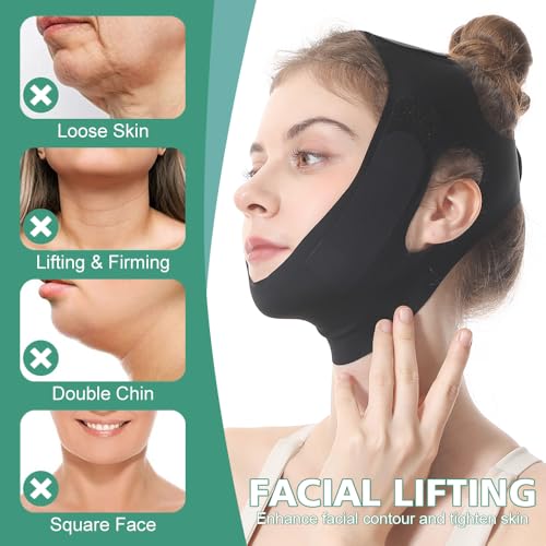 V-Line Lifting Chin Strap for Sleeping - Jawline Shaper Mask