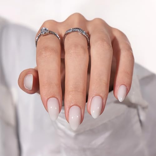 BTArtbox Press On Nails Short Almond 32Ct Kit