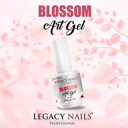 Legacy Nails Professional - Gel Glue & Foil Transfer Gel & Blossom Art Gel - The 3 Star Products for Your Designs.