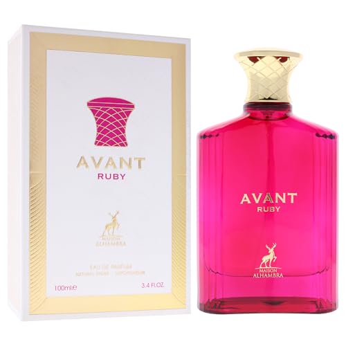 Maison Alhambra Avant Ruby Eau de Parfum Spray 100 ml – Long-Lasting Women’s Fragrance