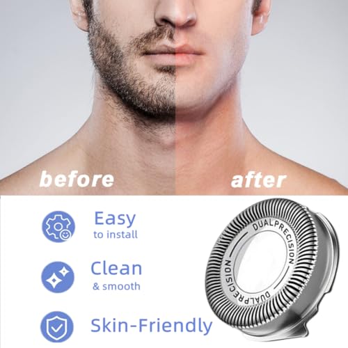 YOUNGPRO HQ8-3 Replacement Heads for Aquatec Shavers, Compatible with Philips Norelco