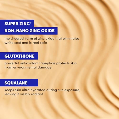 UNGHOSTED Sheer Tinted Mineral SPF 42 with Moisture-Boosting Squalane, Sunscreen for Face and Body, Mineral Sunscreen Lotion, UVA/UVB protection, 1.7 fl oz