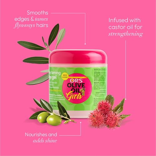 ORS Olive Oil Girls Fly-Away Taming Edge Gel with Vitamin E 5.0 Ounces