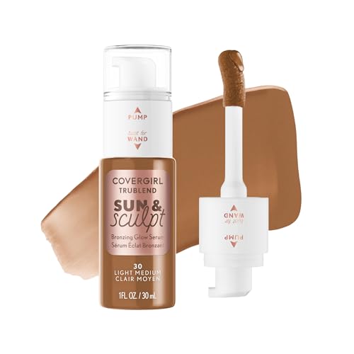 COVERGIRL TruBlend Sun & Sculpt Bronzing Glow Serum 30 Light Medium