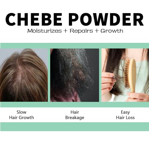 WOZUTUNT Organic Chebe Powder for Hair Growth & Strength - 3.5 oz