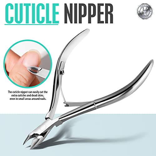 Fandamei Stainless Steel Cuticle Trimmer & Ingrown Toenail Tool Kit