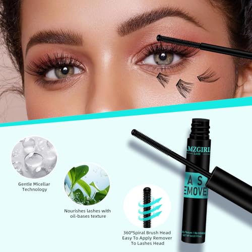 Lash Extension Remover Oil - Safe Cluster Lashes Adhesive Remover 5ml
