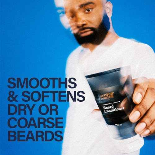 Scotch Porter Restorative Leave-In Beard Conditioner ? Deep Conditioning Softener with Lightweight Feel, Reduces Frizz & Provides Long-lasting Hydration & Shine to Dull, Dry, Coarse Beards ? 4 oz.