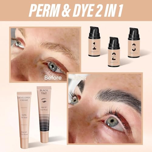 Libeauty Lash Lift & Brow Lamination Kit - Salon Results at Home